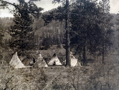 Amerika indiánja: a beszélő indiánok tábora alkotó: Edward Sheriff Curtis