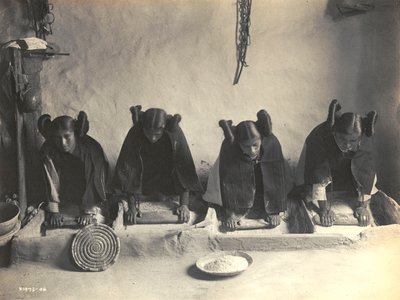Az étkezési vályú – Hopi, Edward S. Curtis alkotó: Edward Sheriff Curtis