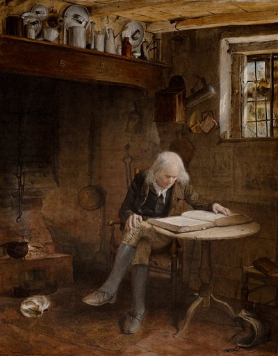 Meditáció (olaj, vászon) alkotó: Edward Thompson Davis