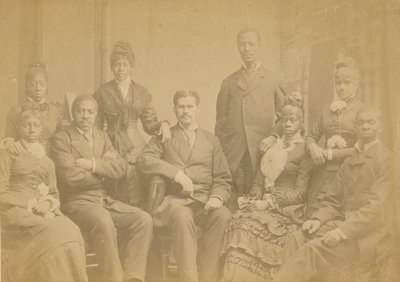 AZ EGYETLEN EREDETI New Orleans-i egyetemi énekesek, 1877-1890. alkotó: Edward W. Bogardus