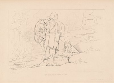 Közel volt, hogy eljött... alkotó: Edward Webb, after George Elgar Hicks