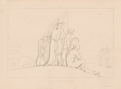 A kedves Gertrude, biztonságban a jelen bántalmazásától alkotó: Edward Webb, after George Elgar Hicks