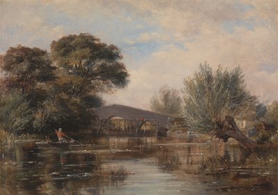 Godstow híd Oxford közelében alkotó: Edward William Cooke