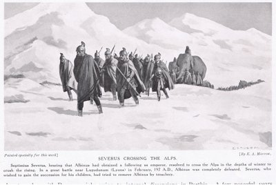 Perselus átkel az Alpokon alkotó: Edwin A. Morrow