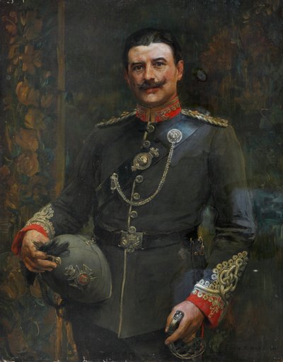 Egy önkéntes zászlóalj tisztje, a Middlesex ezred, 1904 körül alkotó: Edwin Arthur Ward