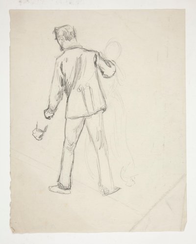 Egy férfi és egy női alak alkotó: Edwin Austin Abbey