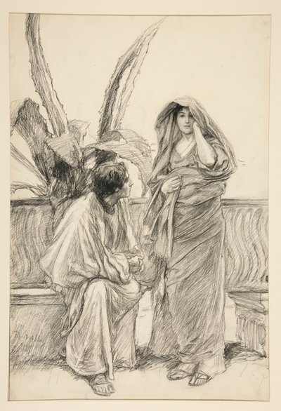 Syracuse Antipholus: alkotó: Edwin Austin Abbey