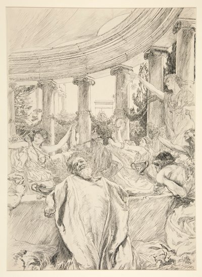 Apemantus: alkotó: Edwin Austin Abbey