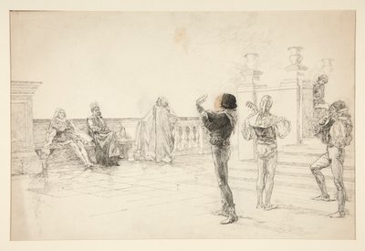 Balthazar énekli: alkotó: Edwin Austin Abbey