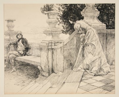 Beatrice: alkotó: Edwin Austin Abbey