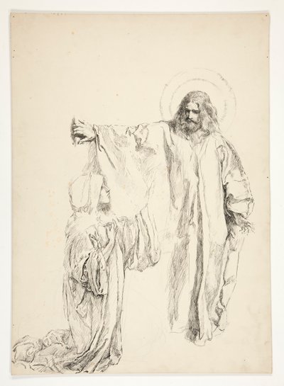 Krisztus és Mária Magdolna alkotó: Edwin Austin Abbey
