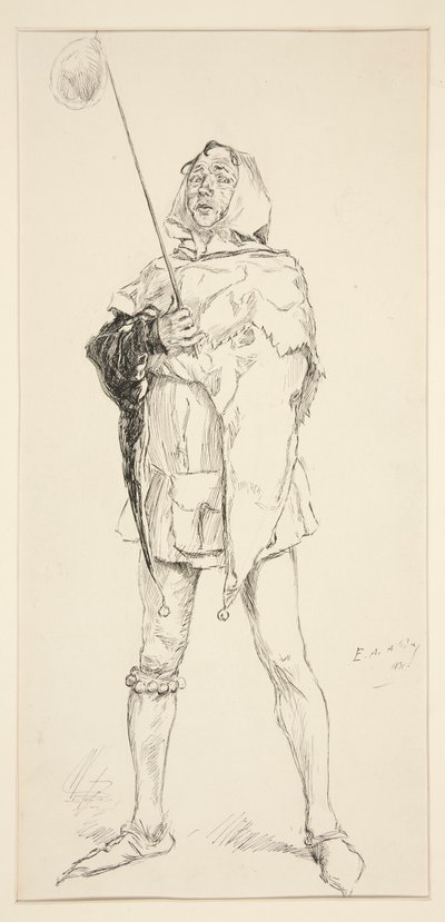 Bohóc: alkotó: Edwin Austin Abbey