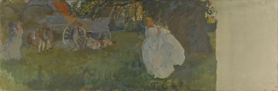 Kompozíciós tanulmány alkotó: Edwin Austin Abbey