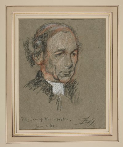 VII. Edward koronázása Portré: Joseph Armitage Robinson, kanonok alkotó: Edwin Austin Abbey