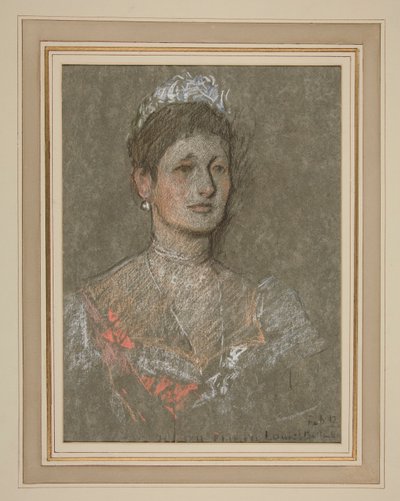 VII. Edward koronázása Portré: Louise Battenberg hercegnő alkotó: Edwin Austin Abbey