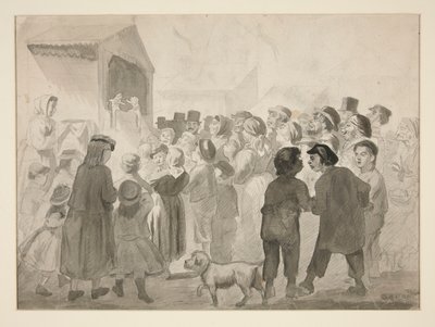 Tömegjelenet alkotó: Edwin Austin Abbey