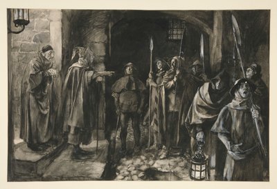 Dogberry és társai órával – III. felvonás, III. jelenet, Sok lázadás a semmiért alkotó: Edwin Austin Abbey
