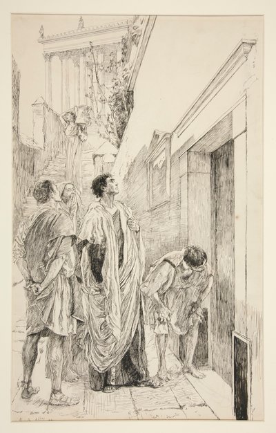 Ephesus útja: alkotó: Edwin Austin Abbey