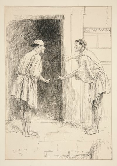 Ephesus útja: alkotó: Edwin Austin Abbey