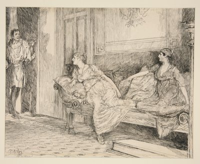 Ephesus útja: alkotó: Edwin Austin Abbey
