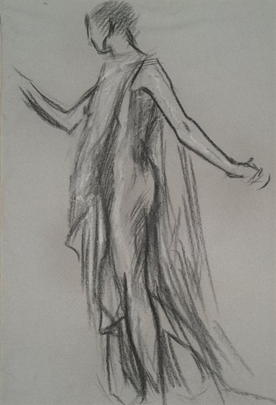 Korai alaktanulmány a alkotó: Edwin Austin Abbey
