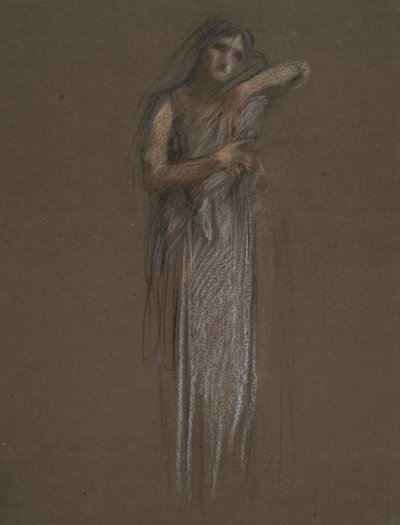 Korai tanulmány alkotó: Edwin Austin Abbey