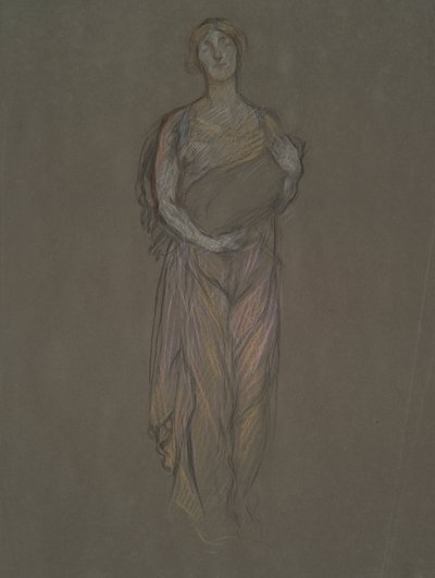Korai tanulmány alkotó: Edwin Austin Abbey