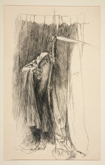 Enter Time, as Chorus – IV. felvonás, I. jelenet, A tél alkotó: Edwin Austin Abbey