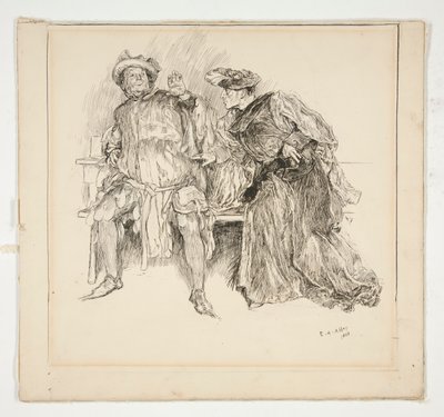 Falstaff: alkotó: Edwin Austin Abbey