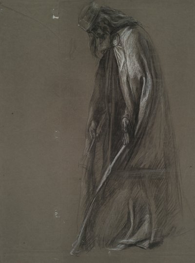 ábra tanulmány a alkotó: Edwin Austin Abbey