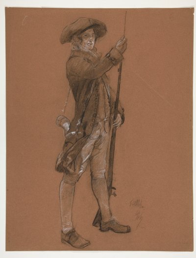 ábra tanulmány a alkotó: Edwin Austin Abbey