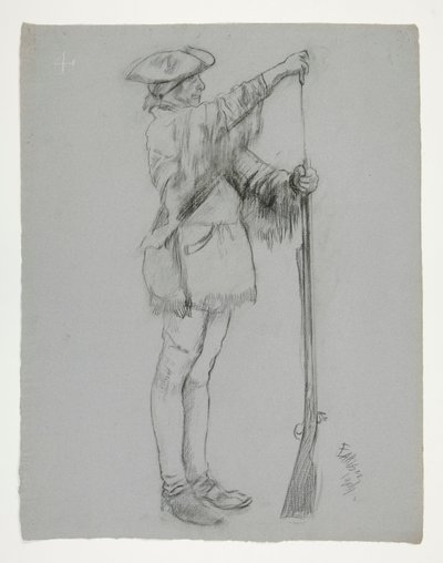 ábra tanulmány a alkotó: Edwin Austin Abbey