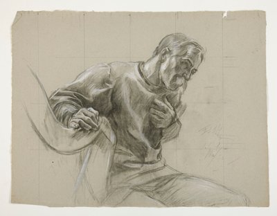 ábra tanulmány a alkotó: Edwin Austin Abbey