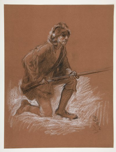 ábra tanulmány a alkotó: Edwin Austin Abbey