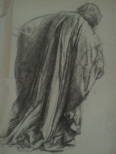 Ábratanulmány Galahad in alkotó: Edwin Austin Abbey