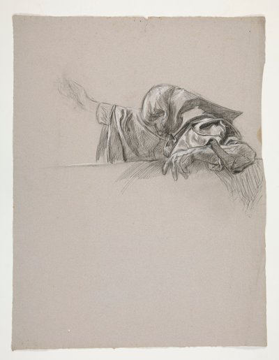 Ábratanulmány Arthur király számára alkotó: Edwin Austin Abbey