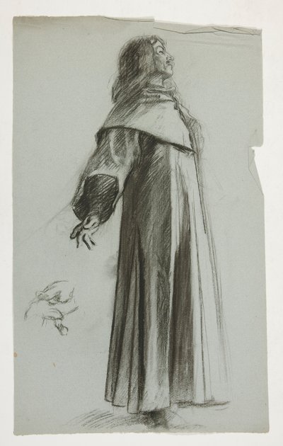 Ábratanulmány Arthur király számára alkotó: Edwin Austin Abbey