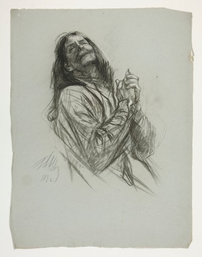 Ábratanulmány Arthur király számára alkotó: Edwin Austin Abbey