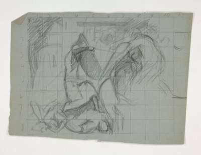 Ábratanulmány a hét halálos bűnhöz, A Szent Grál küldetéséből (15 festménysorozat a Boston Public Library számára, 1901-ben fejeződött be) alkotó: Edwin Austin Abbey