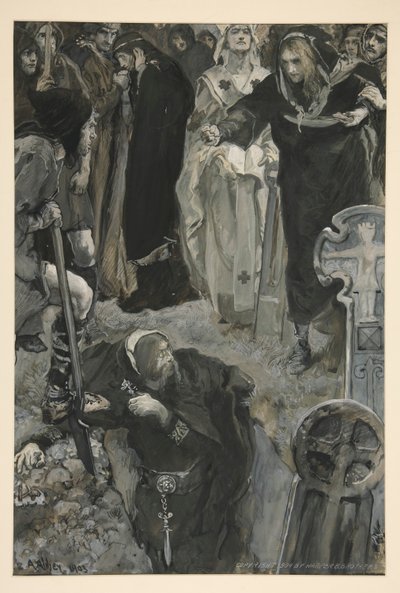 Hamlet: alkotó: Edwin Austin Abbey