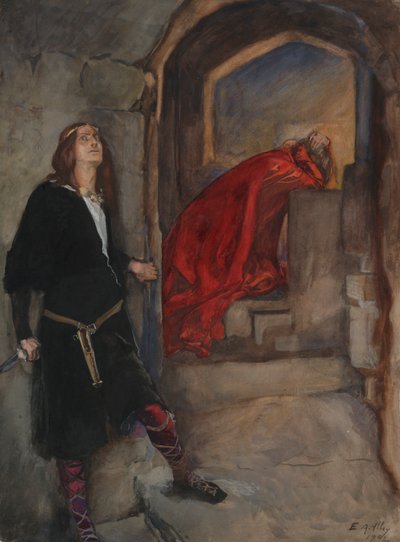 Hamlet: alkotó: Edwin Austin Abbey