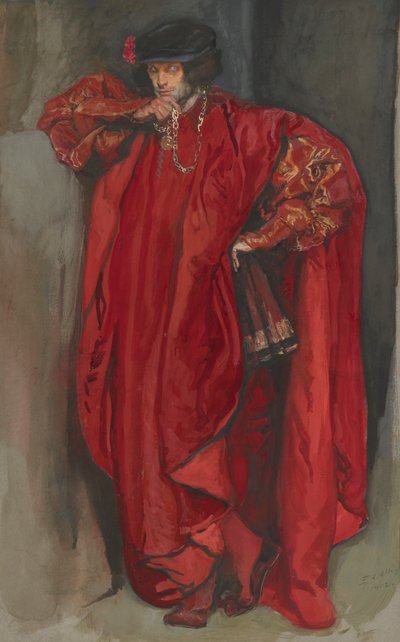 Iago, Othelloból alkotó: Edwin Austin Abbey