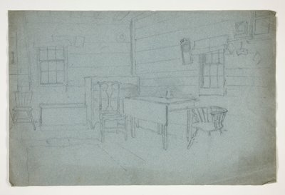 Belső tanulmány alkotó: Edwin Austin Abbey