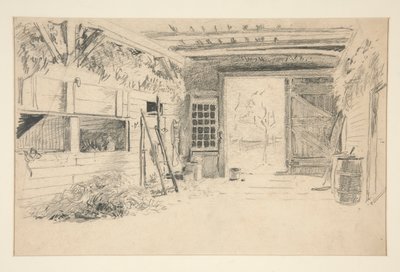 Belső tanulmány alkotó: Edwin Austin Abbey