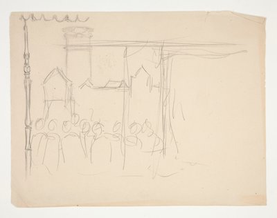 Izabella és a herceg (.1108-as tanulmány), a Mérték a mértékért alkotó: Edwin Austin Abbey