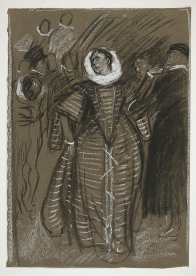 Katharina, I. felvonás, I. jelenet, A cickány megszelídítése alkotó: Edwin Austin Abbey