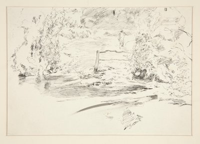 Táj figurával alkotó: Edwin Austin Abbey