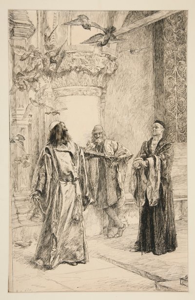 Shylock: alkotó: Edwin Austin Abbey