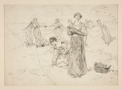Vázlat ehhez alkotó: Edwin Austin Abbey