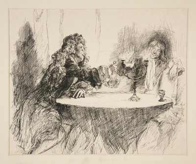 Vázlat a Nemes Patrónushoz alkotó: Edwin Austin Abbey